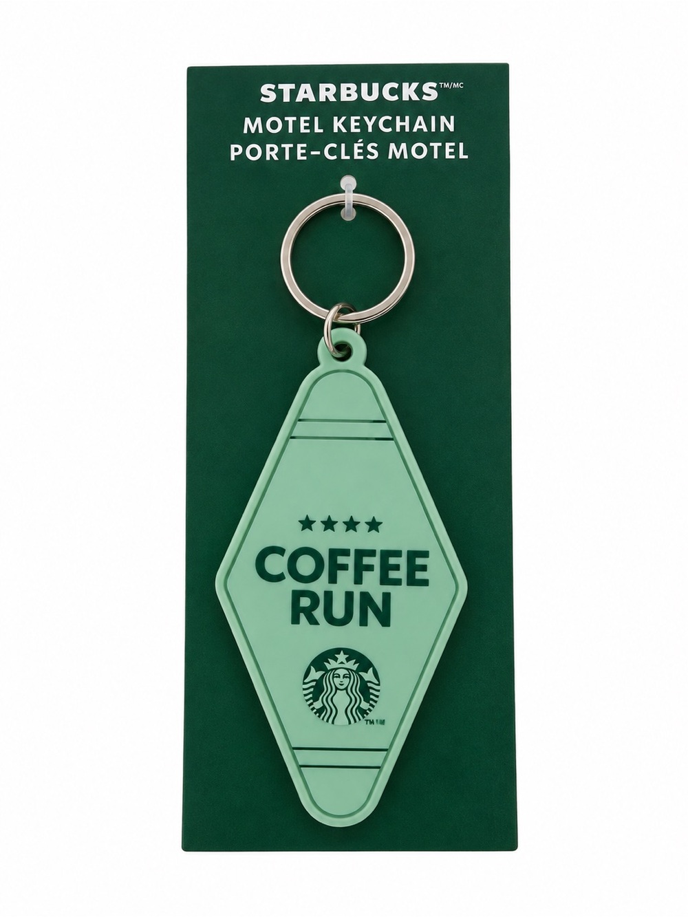 Starbucks motel keychain coffee run